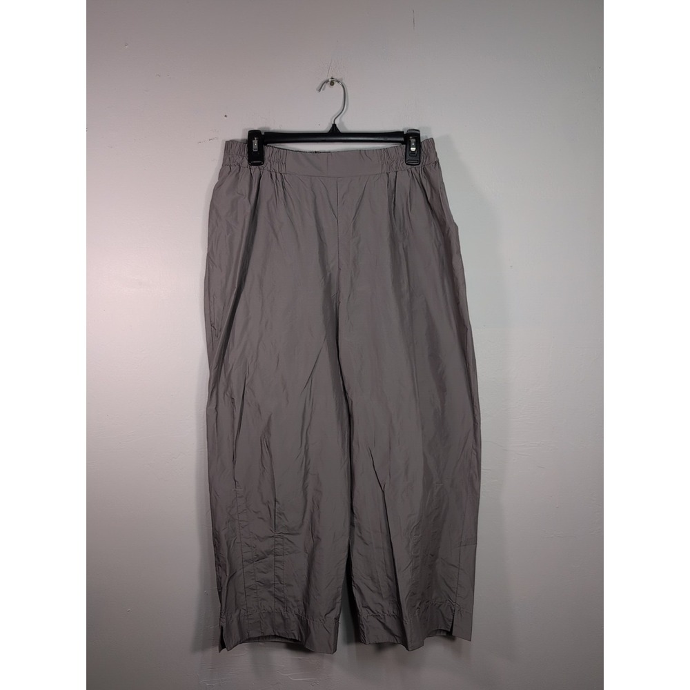 Luukaa Gray Mink Color Anthracite Lagenlook pants SZ 12 USArtsy Minimalist New